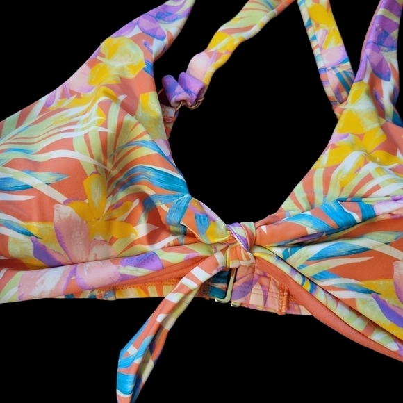 NWT Time & Tru Swim top Tropical print M 8-10 rn#52468 - Picture 3 of 12